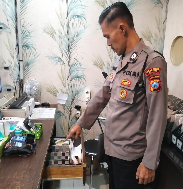 Maling Bobol Klinik Kecantikan di Blitar, Sikat Uang Tunai Jutaan Rupiah