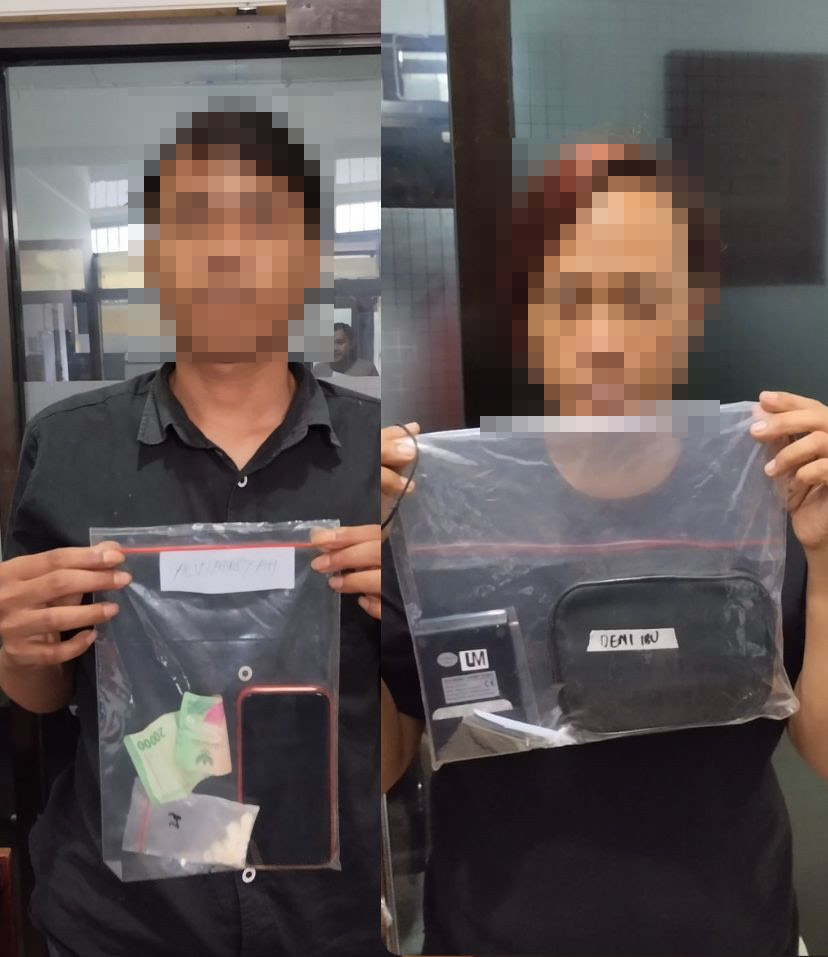Kompak Edarkan Narkoba, Ibu dan Anak di Blitar Diringkus Polisi