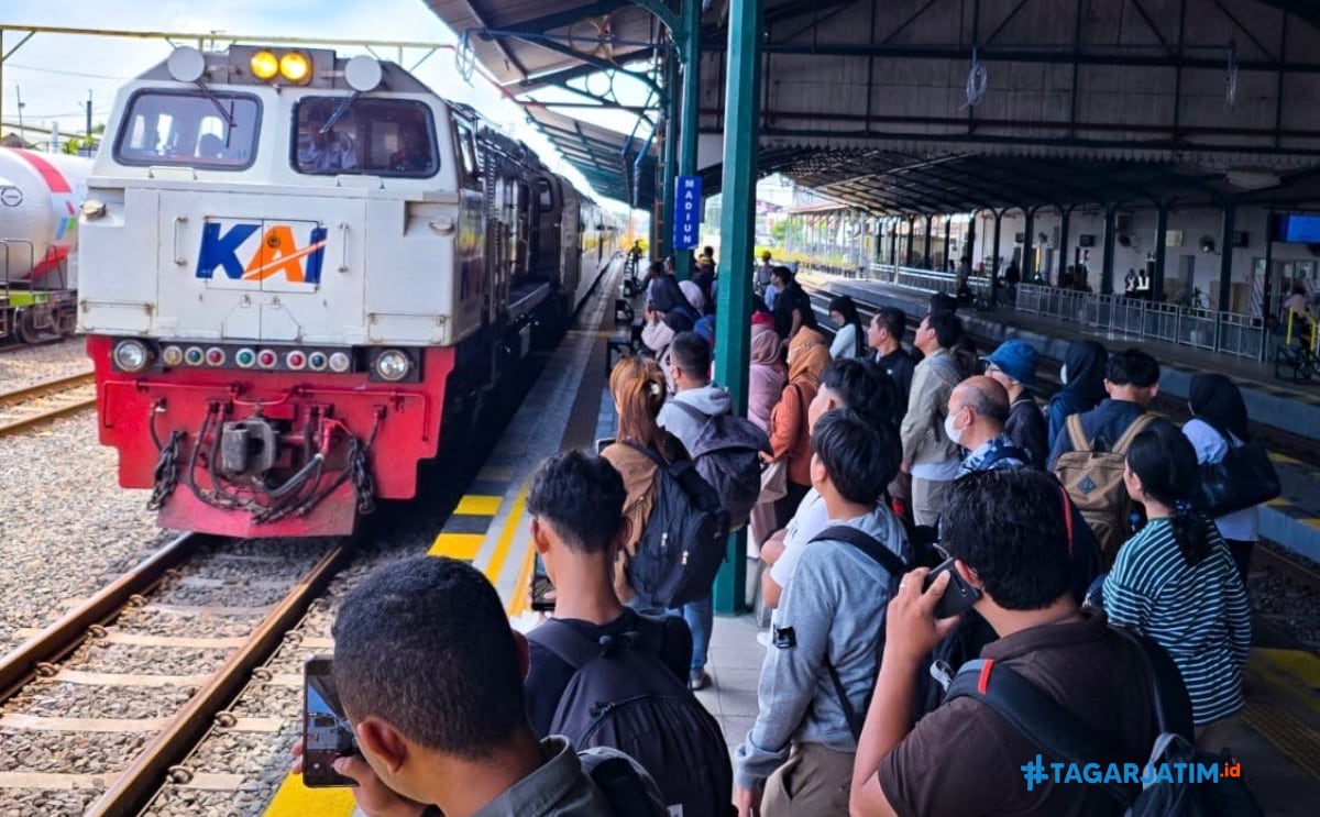 Jumlah Penumpang KA di Daop 7 Madiun Periode November 2025 Naik Puluhan Ribu dibanding Tahun Lalu