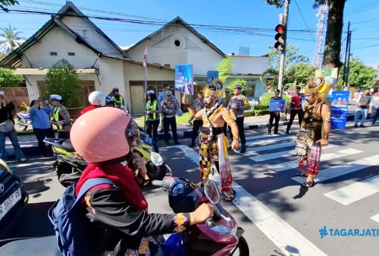 Gatut Kaca dan Werkudara Warnai Sosialisasi Operasi Keselamatan Semeru 2026 di Blitar